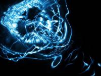设计艺术效果的蓝色光束漩涡 PS滤镜特效教程