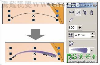 CorelDRAW手绘清纯唯美的卡通插画美女图片，清晨阳光中的美女