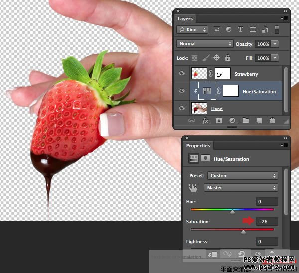 PS文字特效：设计莓朱古力3D艺术字海报教程