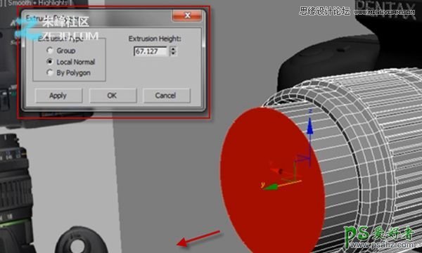 3dsmax模型制作教程：学习手工打造逼真的数码单反照相机模型