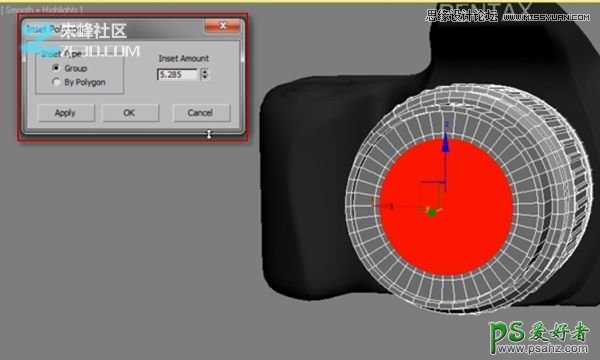 3dsmax模型制作教程：学习手工打造逼真的数码单反照相机模型