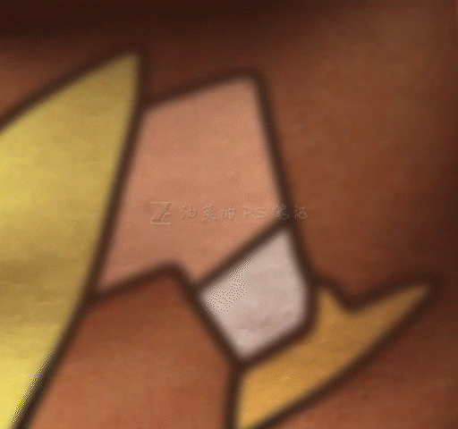 PS纹身效果制作教程：给猛男身上纹一枚可爱的蜡笔小新图案。