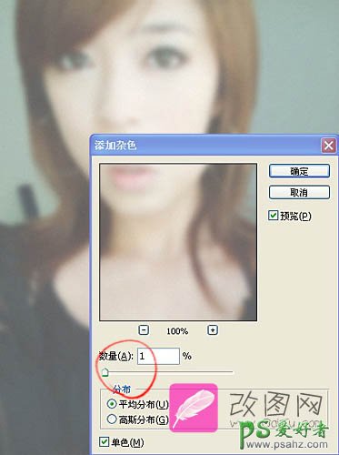 Photoshop创意设计有模糊水气玻璃后的美女人像写真照