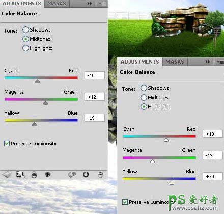 PS合成教程：创意合成飘浮在空中的梦幻小岛