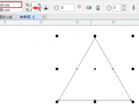 学习制作等边三角形失量图 CorelDRAW图形绘制新手教程
