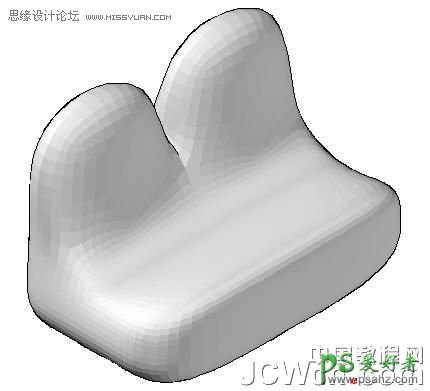 AutoCAD实例教程：运用长方体网格建模功能制作双人和多人沙发。