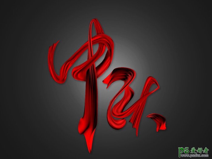 PS艺术字体设计教程：设计一款个性的中秋节红色飘带字体