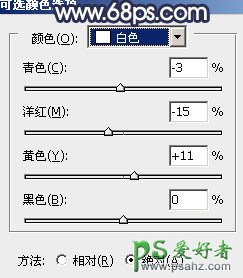 PS调色教程：给树林中漂亮的花裙少女打造暗调青蓝色