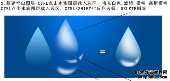 GIF图片制作教程：利用PS制作可爱的雨滴下落卡通GIF动画