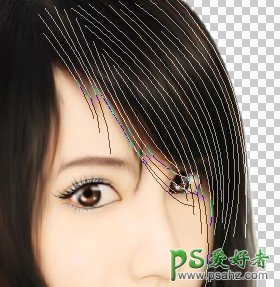 PS美女转手绘教程：给漂亮的长发美女头像制作成唯美的仿手绘效果