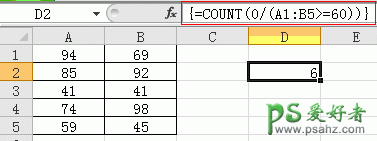 count函数,Excel中count函数的使用方法