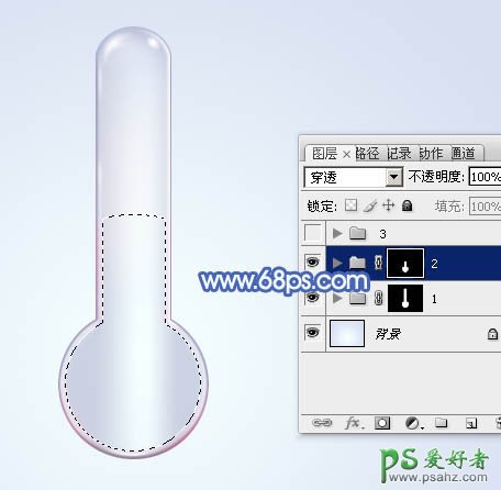 PS实例教程：制作一个逼真的温度计量杯失量素材图片