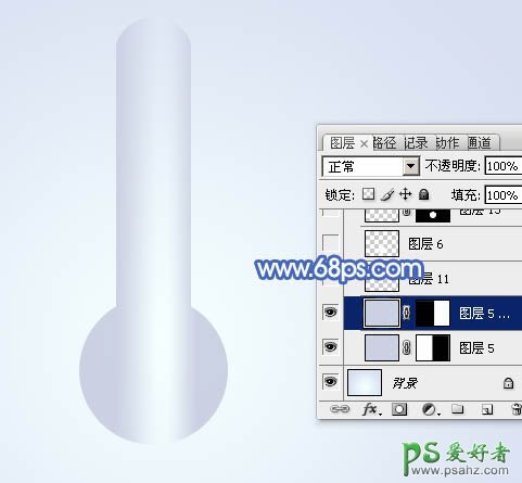 PS实例教程：制作一个逼真的温度计量杯失量素材图片