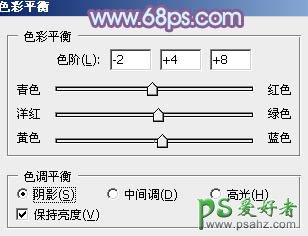 PS给室内亲密的情侣照片调出淡蓝韩系色调