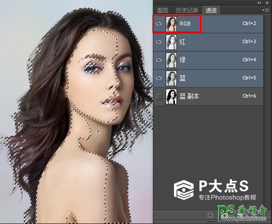 Photoshop创意合成玫瑰纷飞的唯美梦幻女神艺术照