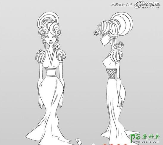 3ds Max卡通美女人像模型制作教程：制作高贵可爱的公主卡通形象