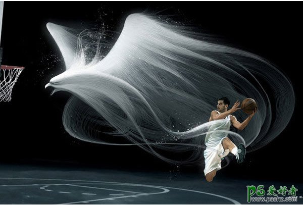 NBA篮球球星创意海报设计，NBA超级巨星的另类合成海报效果图。