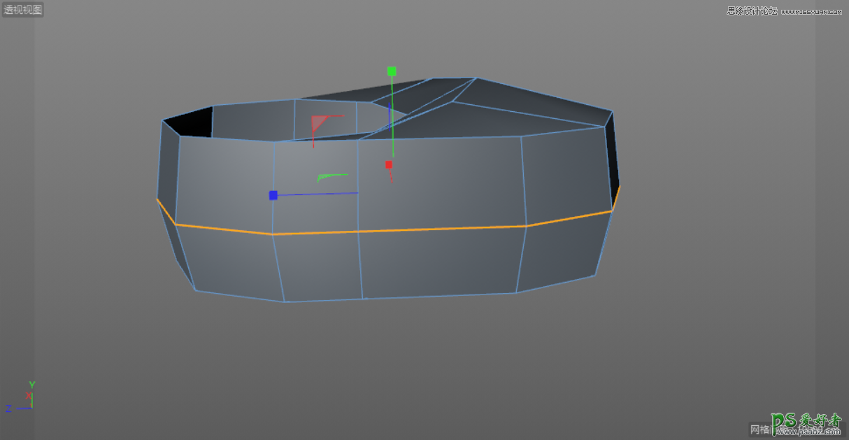 C4D模型制作教程：手工打造可爱呆萌的小黄人模型图片