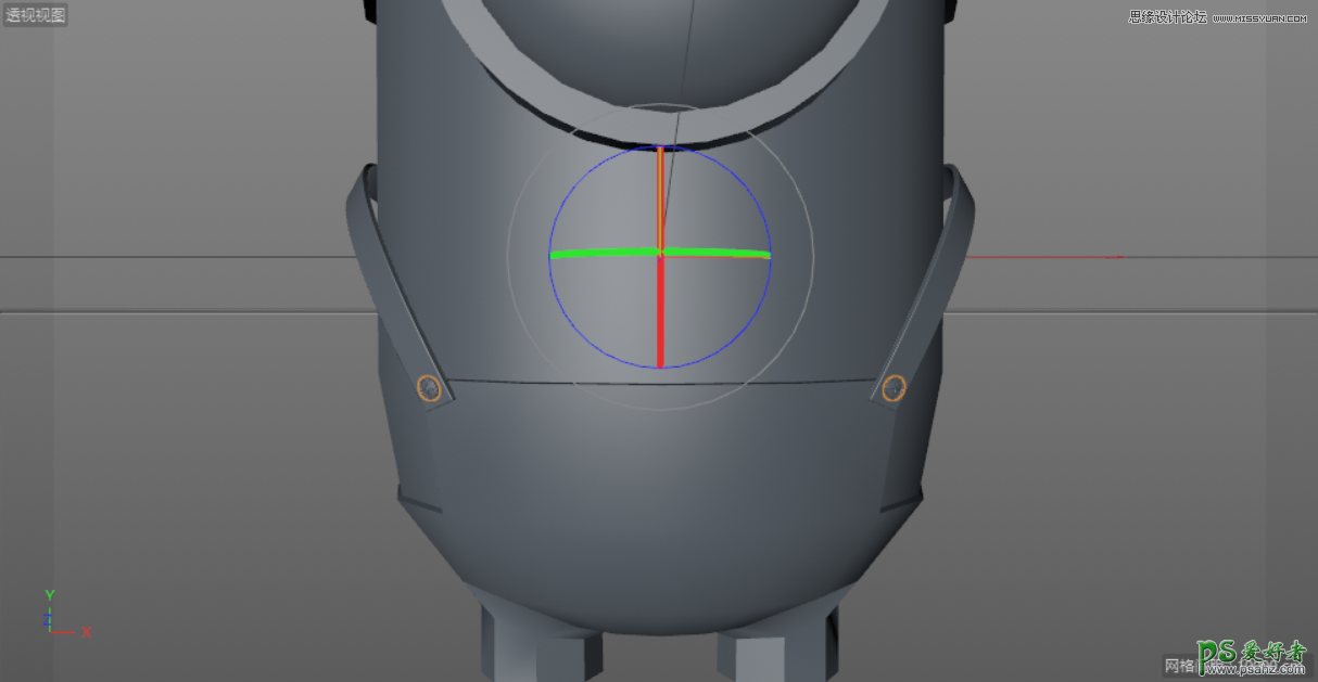 C4D模型制作教程：手工打造可爱呆萌的小黄人模型图片