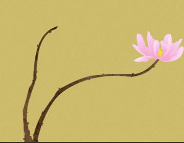 PS鼠绘花卉图片教程：利用钢笔工具绘制漂亮的芍药花图片。