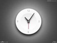 Photoshop鼠绘一个卡通风格的时钟,卡通钟表素材图,时钟失量图