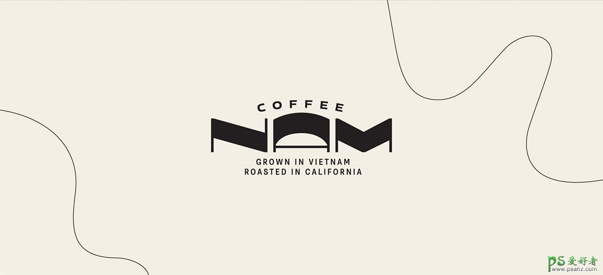 国外咖啡品牌包装设计作品欣赏，NAM Coffee咖啡品牌设计。