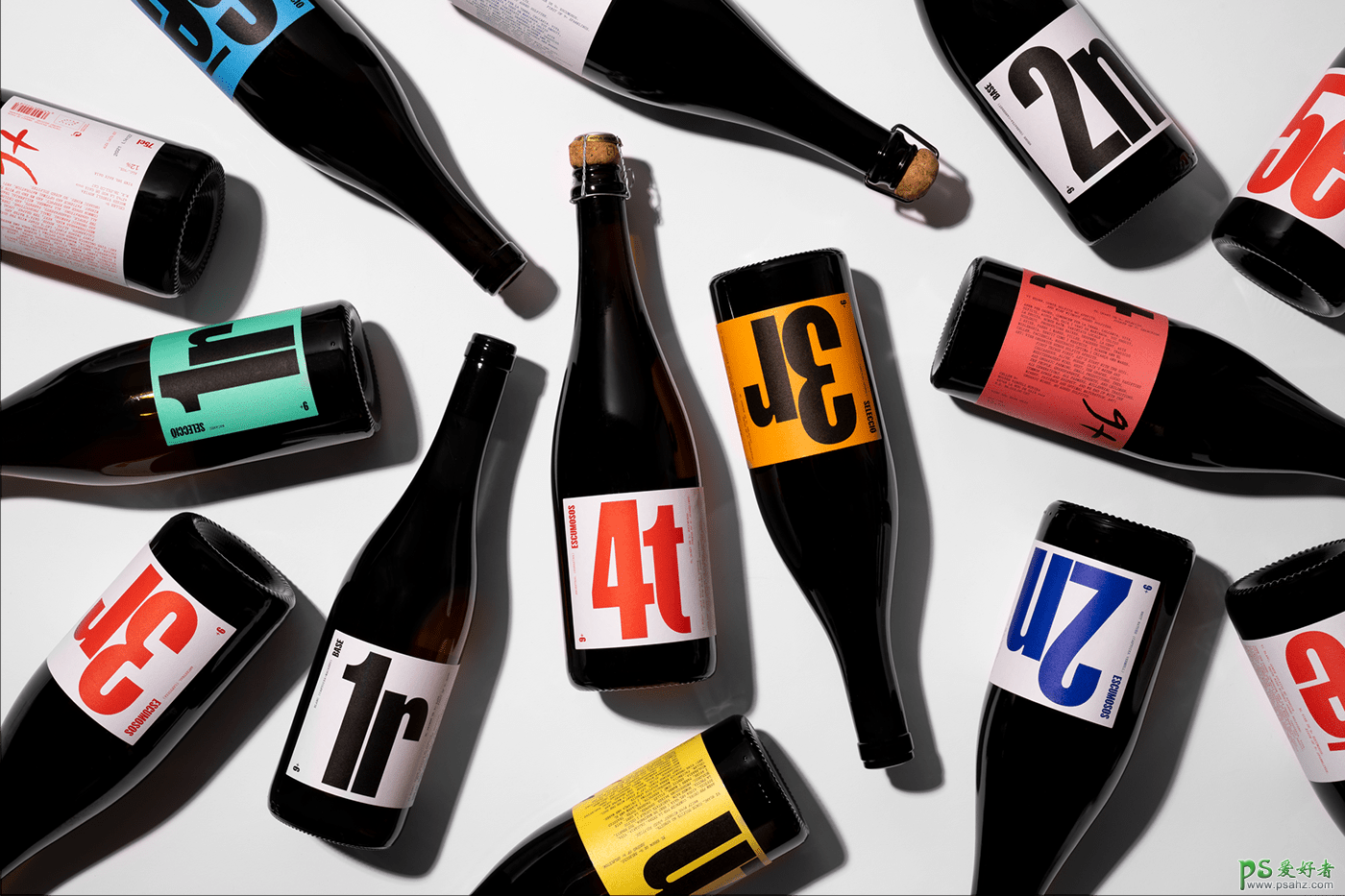 欣赏一组高端葡萄酒品牌包装设计作品。