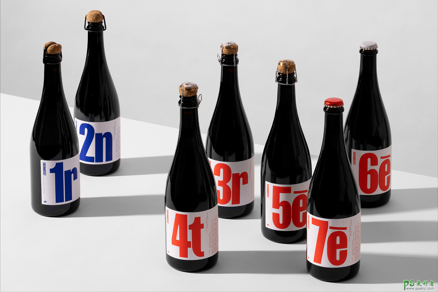 欣赏一组高端葡萄酒品牌包装设计作品。
