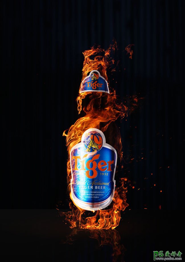 欣赏一组精美的Tiger啤酒特效视觉平面广告设计作品-啤酒广告设计