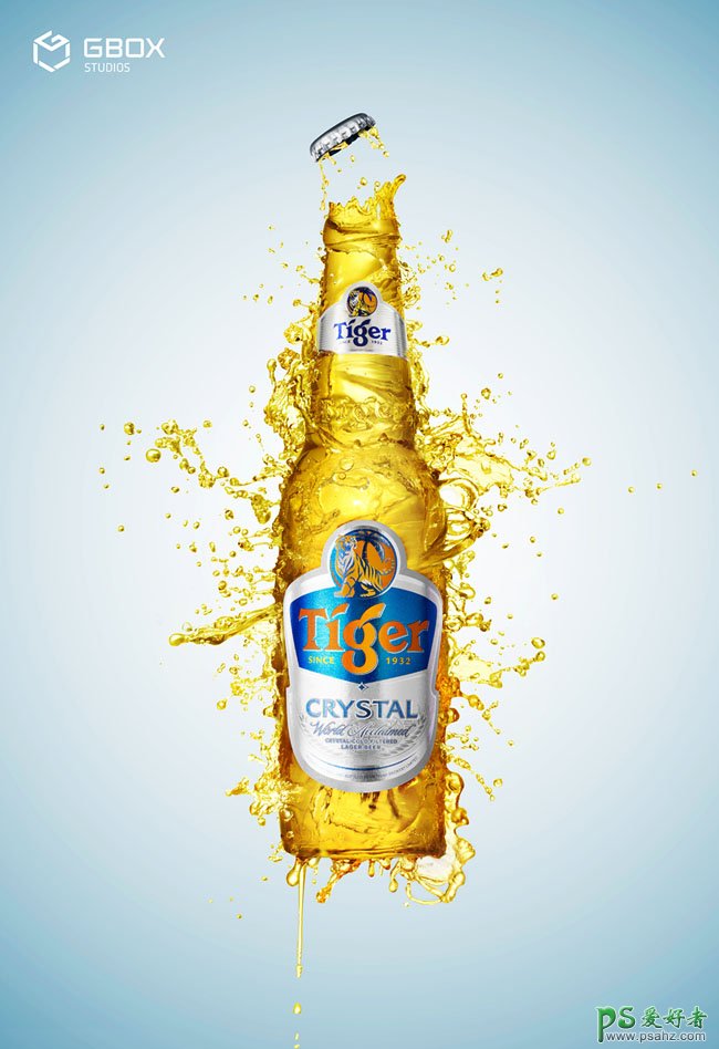 欣赏一组精美的Tiger啤酒特效视觉平面广告设计作品-啤酒广告设计