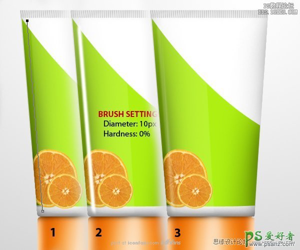 ps广告设计实例：学习制作时尚大气的洗发水广告图片。