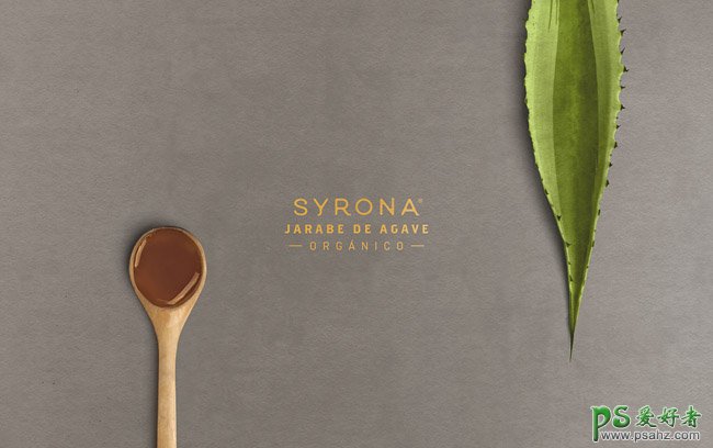 设计精美的SYRONA龙舌兰糖浆产品外包装设计。