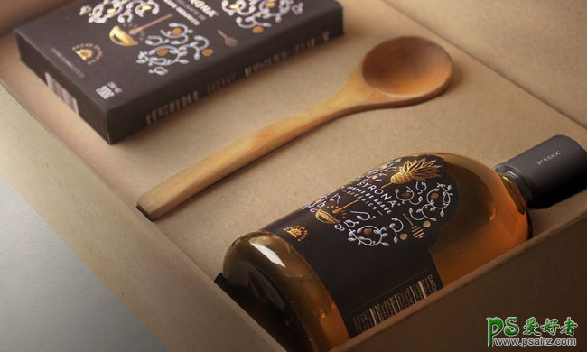 设计精美的SYRONA龙舌兰糖浆产品外包装设计。