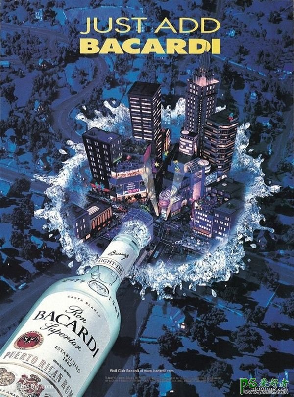 一组超有视觉冲击效果的酒类平面广告设计作品，超酷的的酒类海报