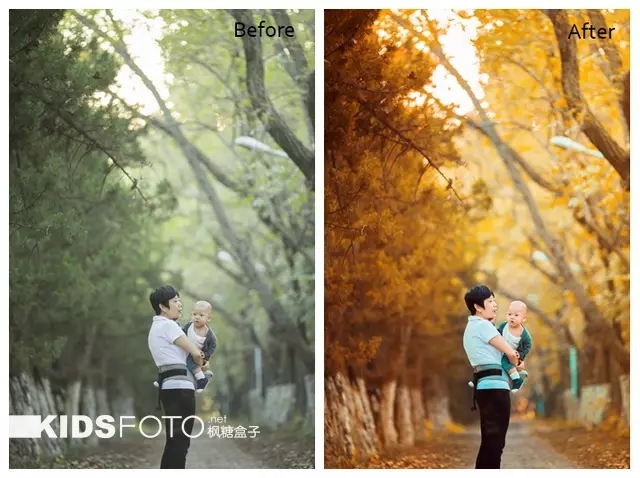 PS摄影后期实例：学习把夏季拍摄的照片打造成秋色人像美照。