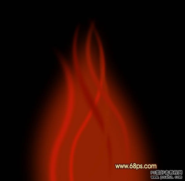 利用photoshop路径工具描绘出漂亮火红的火苗-红色火焰
