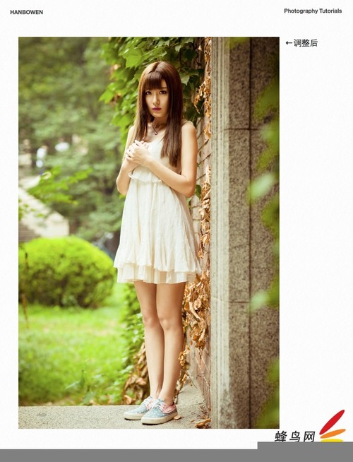Photoshop给女生照片调出喜爱的日系风格。