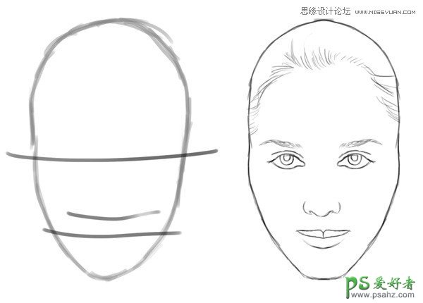 PS人物变老教程：把光滑的人脸变成带有雀斑、皱纹以及伤疤的人脸