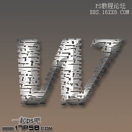 Photoshop特效字教程：学习破碎字制作，破碎效果文字制作。