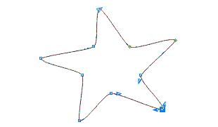 CDR实例教程：制作一颗可爱的五角星失量图，俏皮星星图片。
