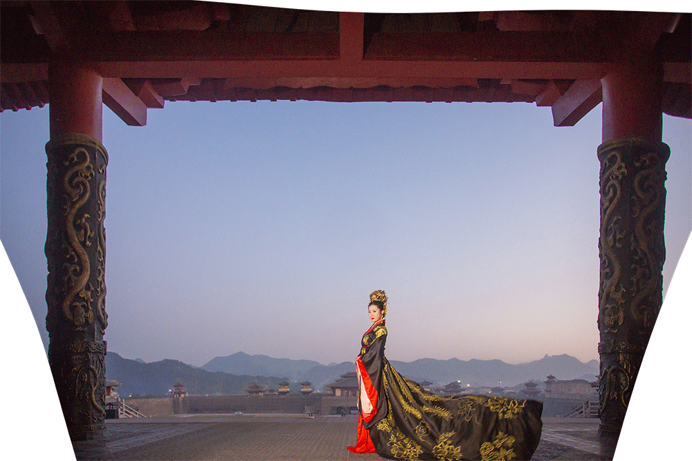 PS电影海报制作教程：学习设计中国风古装美女人像影视海报。