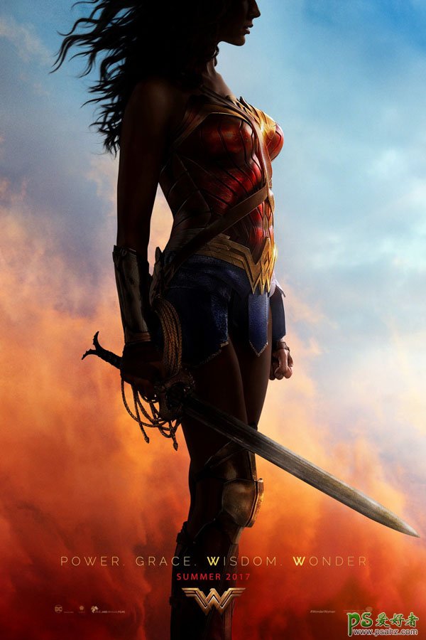 DC超级英雄《神奇女侠》电影宣传海报设计欣赏