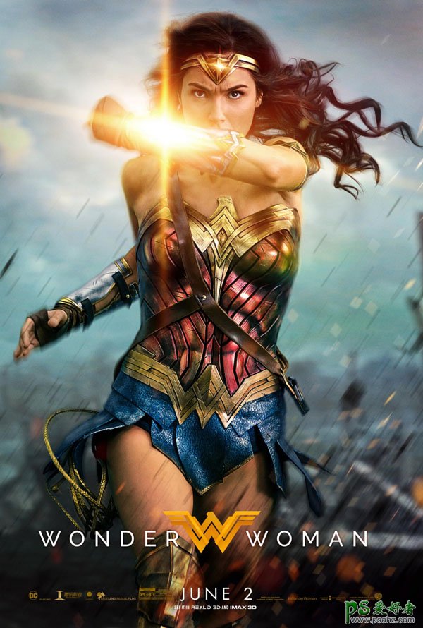 DC超级英雄《神奇女侠》电影宣传海报设计欣赏