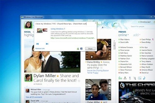 增进社交搜索功能 微软MSN2010最新功能预览
