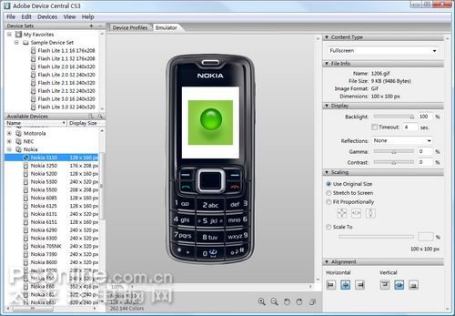 Photoshop CS3的GIF图像综述及彩信格
