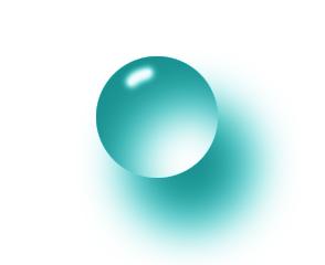 Photoshop绘制晶莹透明水晶球