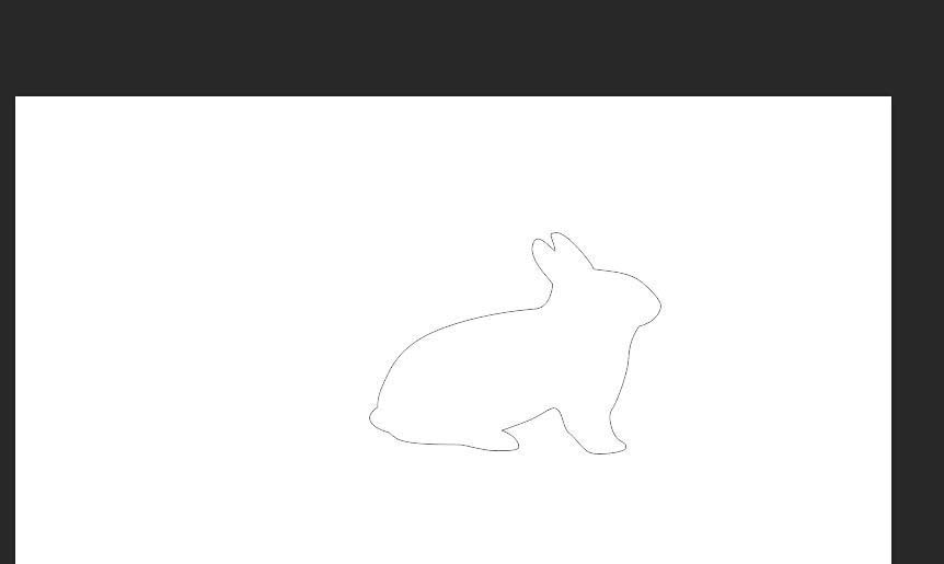 ps怎么画小兔子图形? ps小兔子图形的画法