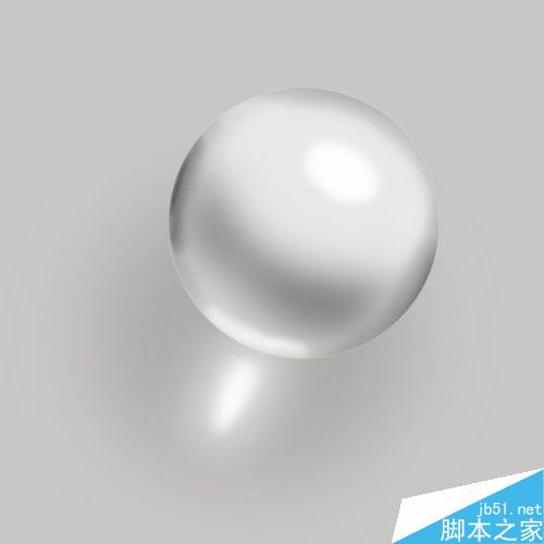 ps制作一个超逼真质感超强的白色水晶球