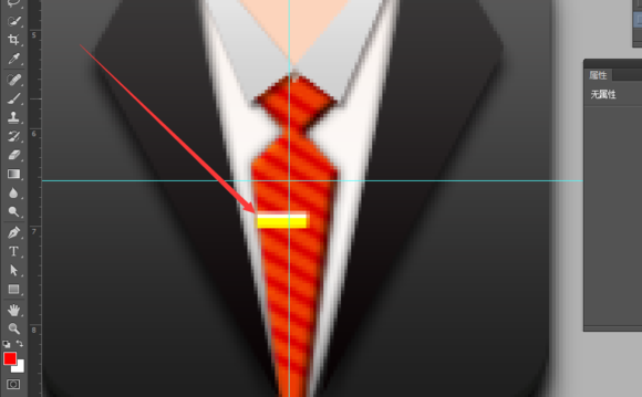 PS教你快速绘制精致的写实领带图标