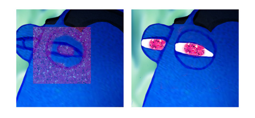 Photoshop绘制蓝塘鱼多莉的图文教程